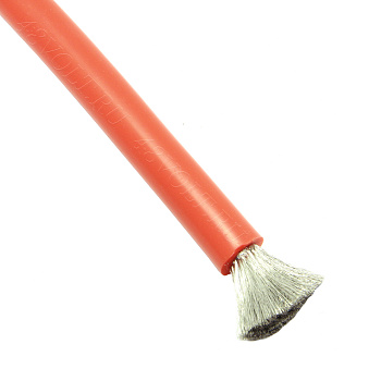 Силиконовый провод 2 awg красный